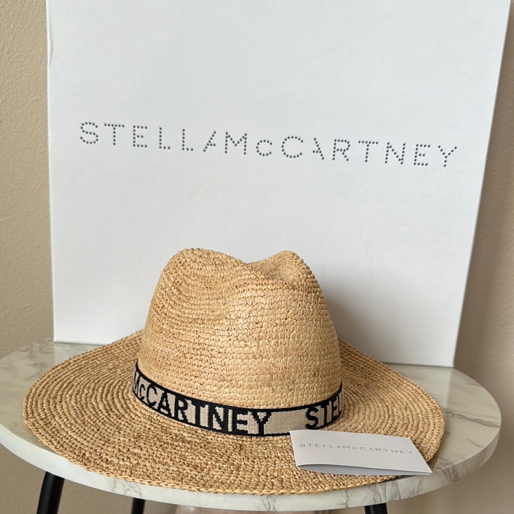 Stella McCartney Raffia Hat - Picture 1 of 13